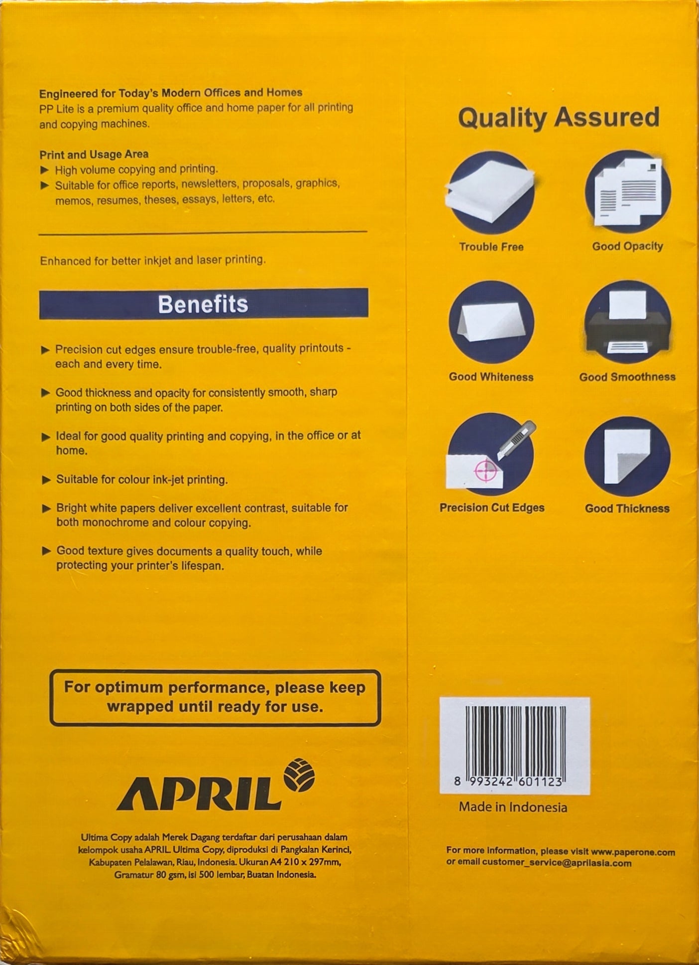 Carta Multiuso Ultima Copy A4 - 80g/m²