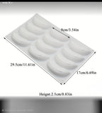 Stampo in Silicone per Banana 3D Realistica, Stampo Multicavità Professionale per Mousse, Semifreddi, Gelati e Pasticceria Moderna, Antiaderente e Facile da Sformare